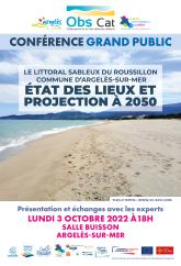 Conférence sur le littoral sableux du Roussillon